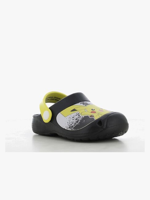 Pokemon Clogs, Black/Yellow