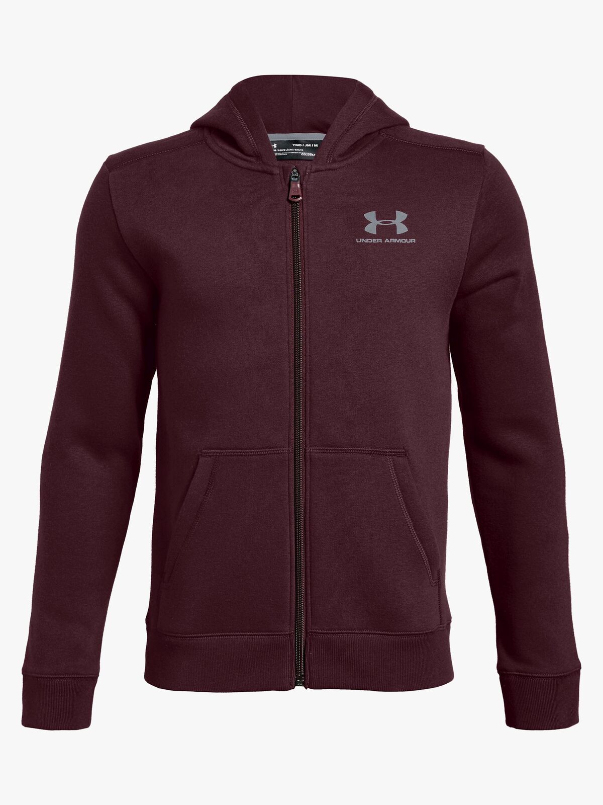 Under Armour Fleece FZ Hættetrøje, Red