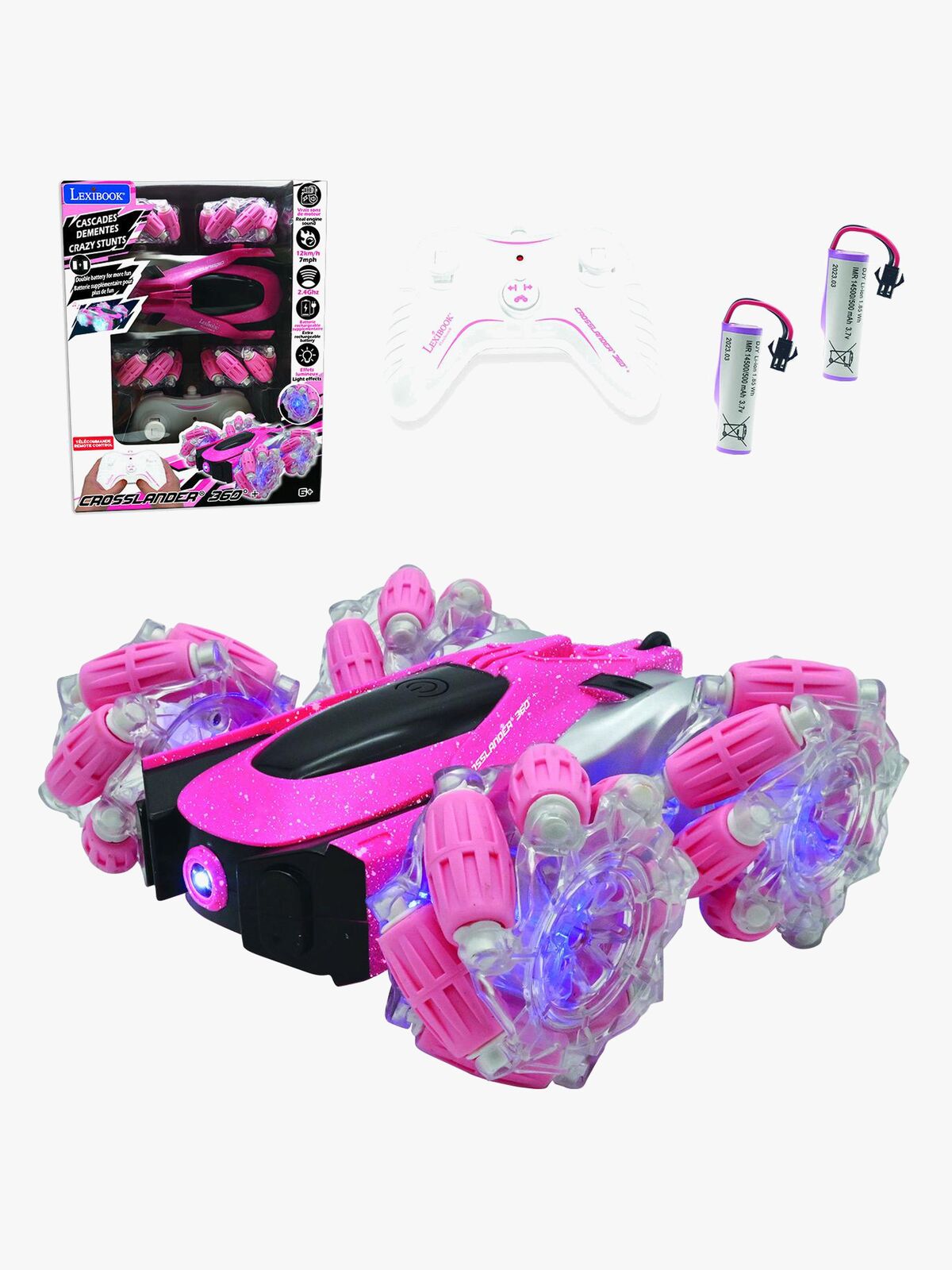 Lexibook Crosslander Fjernstyret Bil, Pink