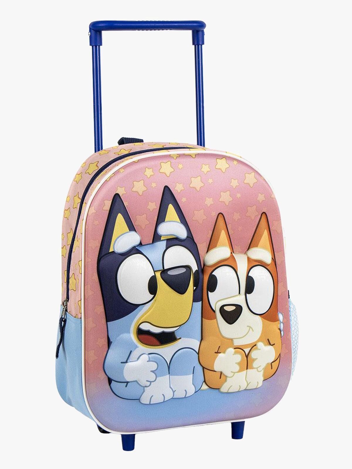 Bluey 3D Kuffert, Lyserød/blå