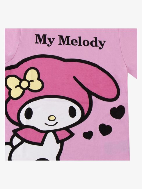 Hello Kitty My Melody T-shirt, Pink