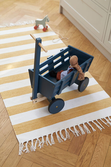 Kids Concept Trækvogn Carl Larsson, Blå