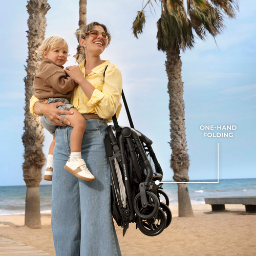 Kinderkraft INDY 3 Klapvogn, Coal Black