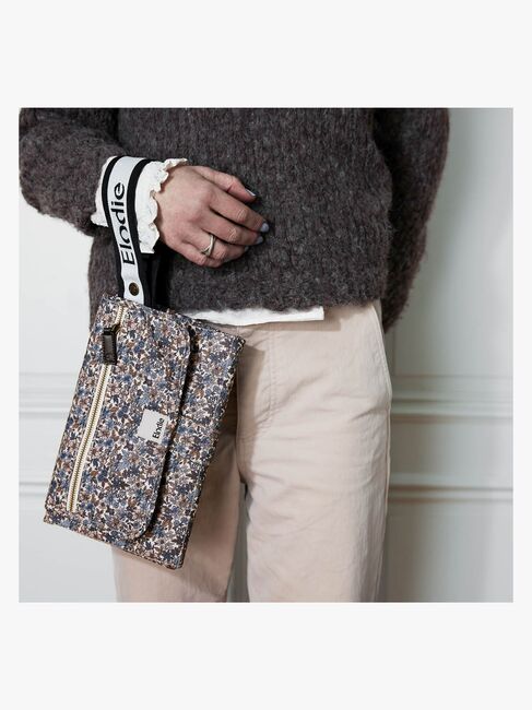 Elodie  Bærbar Puslepude, Blue Garden