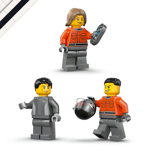 LEGO City 60493 F1-udstillingstruck med Audi F1-racerbil