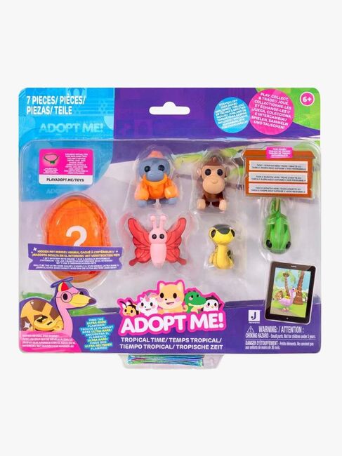Adopt Me Figursæt Tropical Time 6-pak