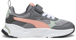 Puma Trinity AC PS Sneakers, Concrete Gray/Poppy Pink/Cool Dark Gray