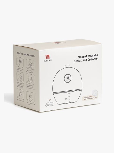 Beemoo CARE Horigen Bærbar Manuel Brystpumpe inkl. 10-pak Ammeindlæg