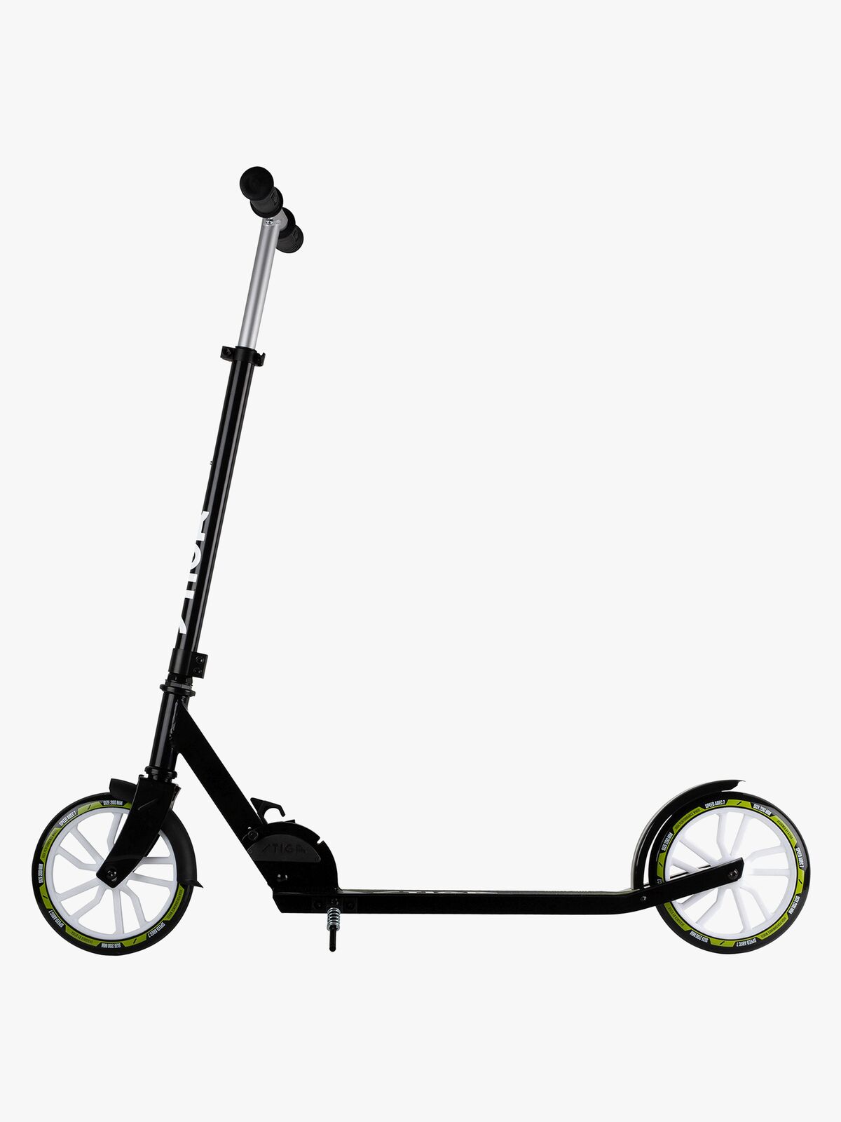 STIGA STR Løbehjul Route 200-S, Sort/lime