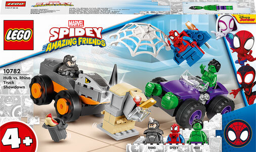 LEGO Marvel 4plus 10782 Hulk og Rhinos truck-kamp