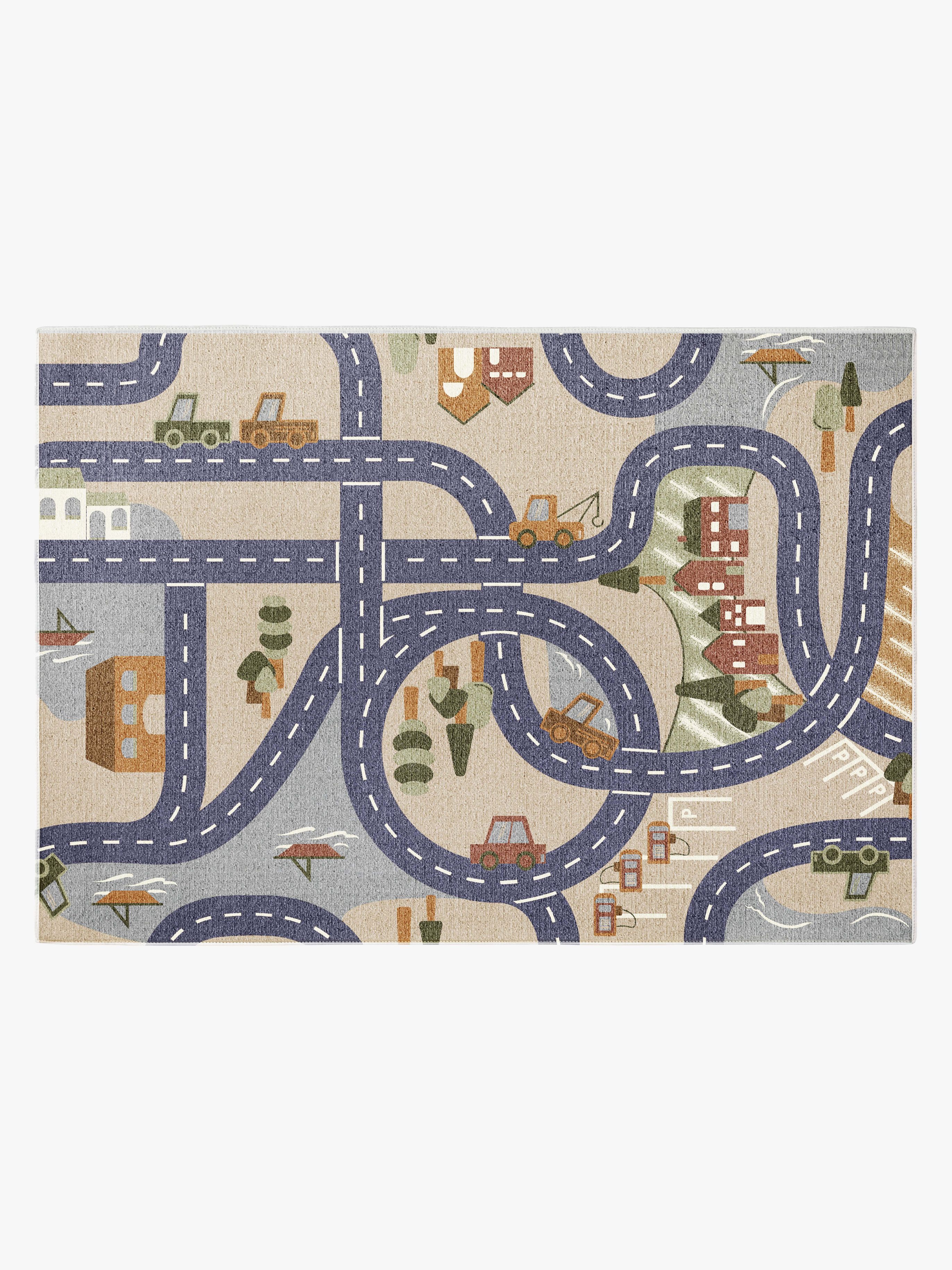 Rebel Roads Gulvtæppe Scanroads 95 x 133 cm