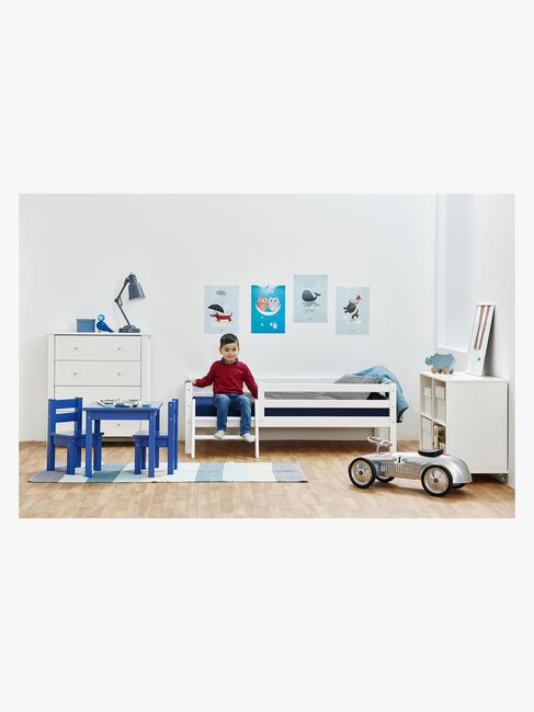 Hoppekids Basic Sengehest Juniorseng ECO Dream, Hvid