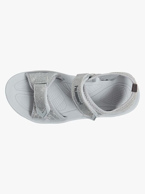 Hummel Glitter Jr Sandaler, Silver