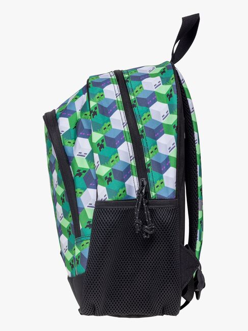 Minecraft Rygsæk 10L, Grøn/Sort