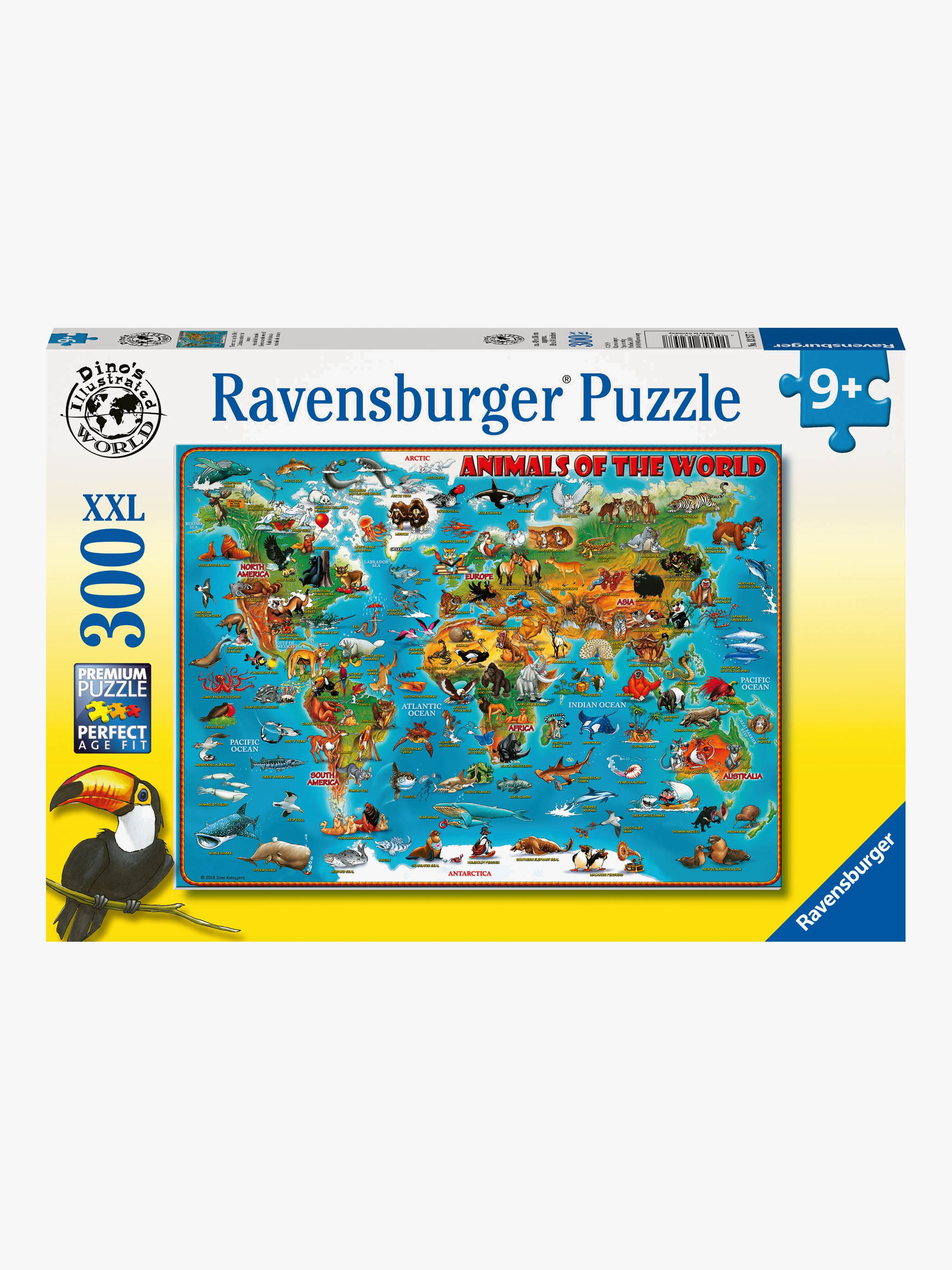 Ravensburger Puslespil Dyrenes Verden 300 Brikker