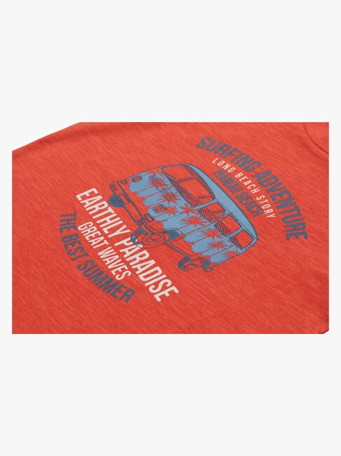 Luca & Lola Riccione T-Shirt 2-pak, Red/Grey Melange