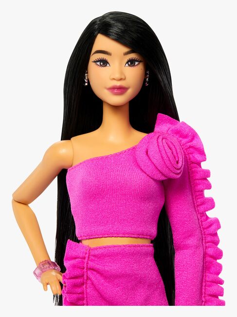 Barbie Deluxe Style Dukke Sort Hår & Benprotese