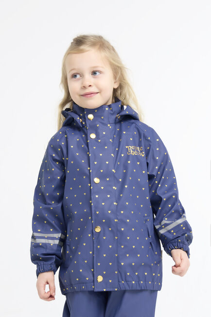 Petite Chérie Atelier Cleo Regnsæt, Crown Blue Mini Hearts