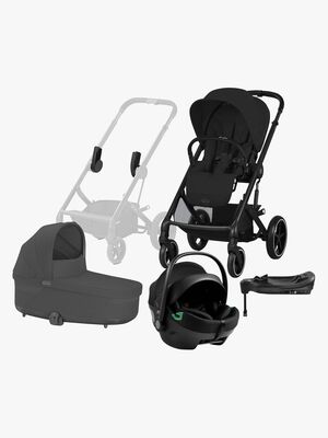 Cybex BALIOS S Lux Duovogn inkl. Axkid GOKID Babyautostol & Base, Moon Black