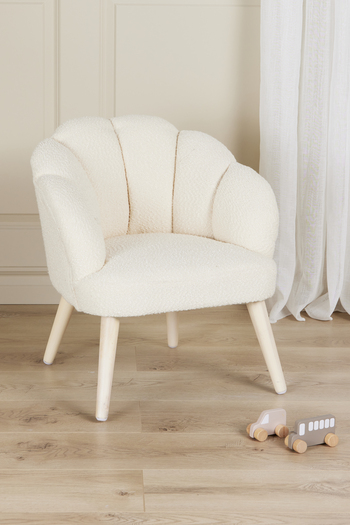 Alice & Fox Pearla Lænestol, Cream/Wood