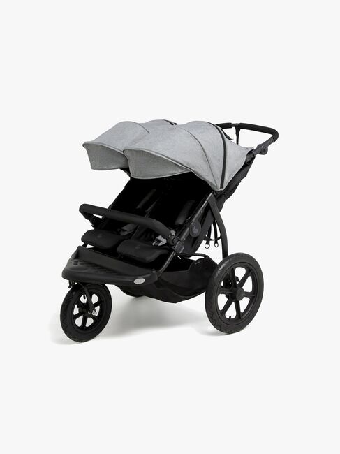Beemoo Activity Twin Søskendevogn, Black/Dark Grey