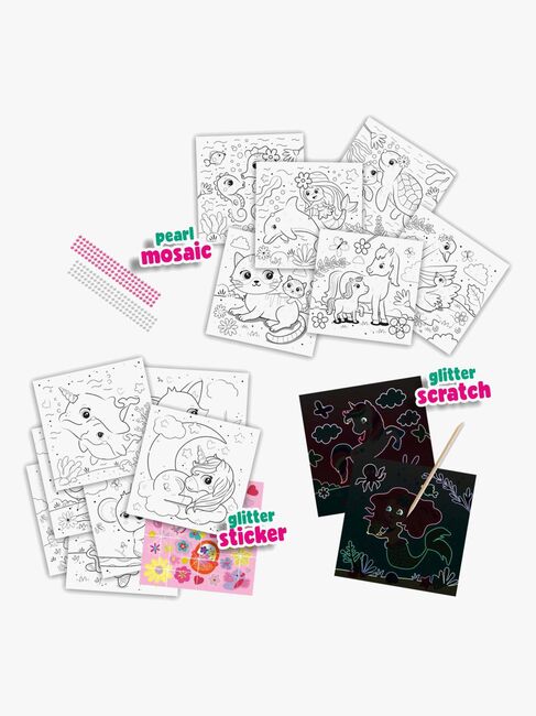 SES Creative Kreabog Glitter Enhjørning