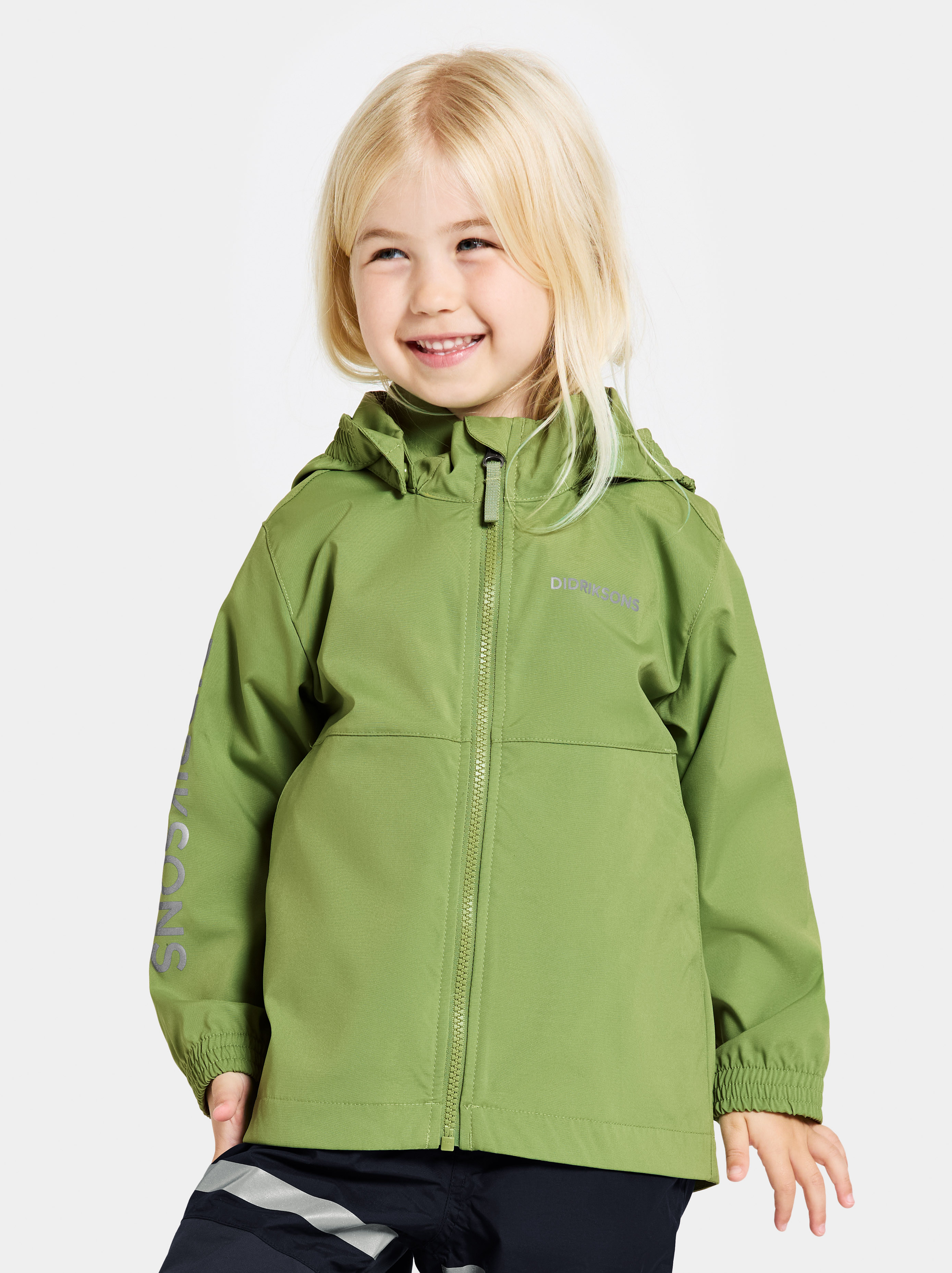 Didriksons Hindbær Vindjakke, Algae Green, 110
