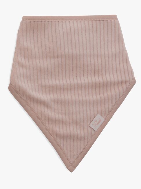 Jollein Velvet Rib Bandana Savlemække 2-pak, Wild Rose/Ivory