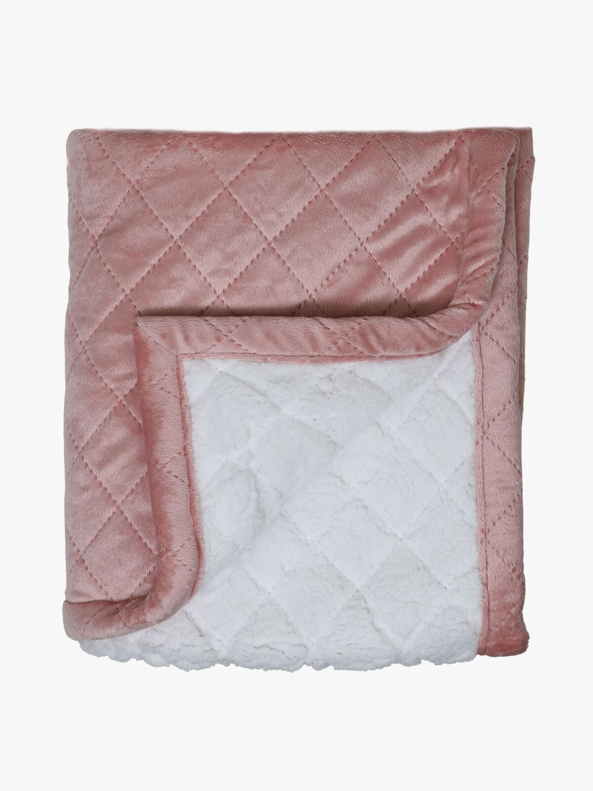 Rätt Start Kviltet Tæppe, Dusty Pink