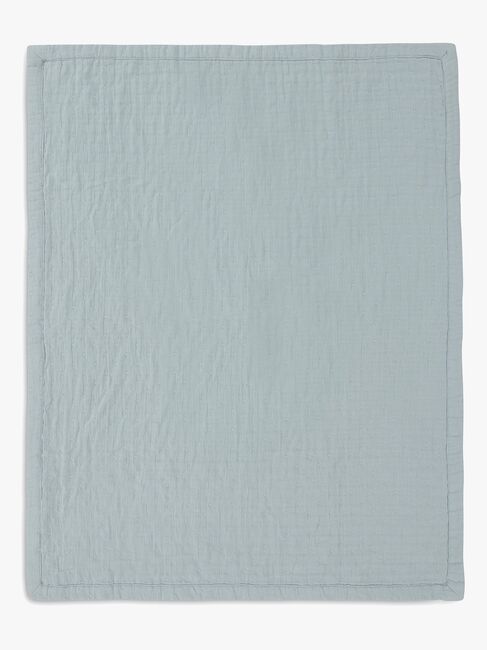 Jollein Tæppe Jaquar Muslin, Sea Green