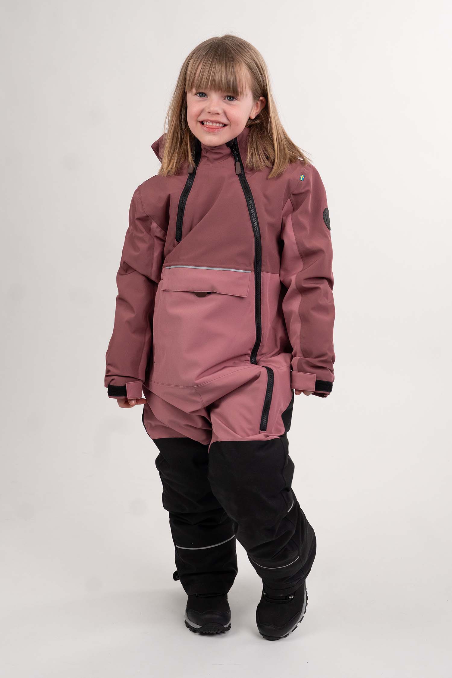 Lindberg Anorak Flyverdragt, Dry Rose/Rosa, 100