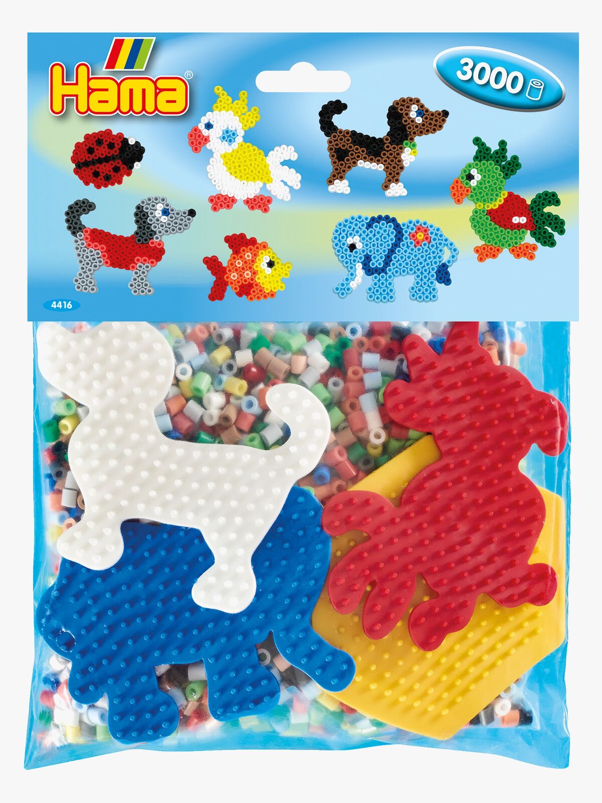 Hama Perleplader og Perler 3000 Stk.