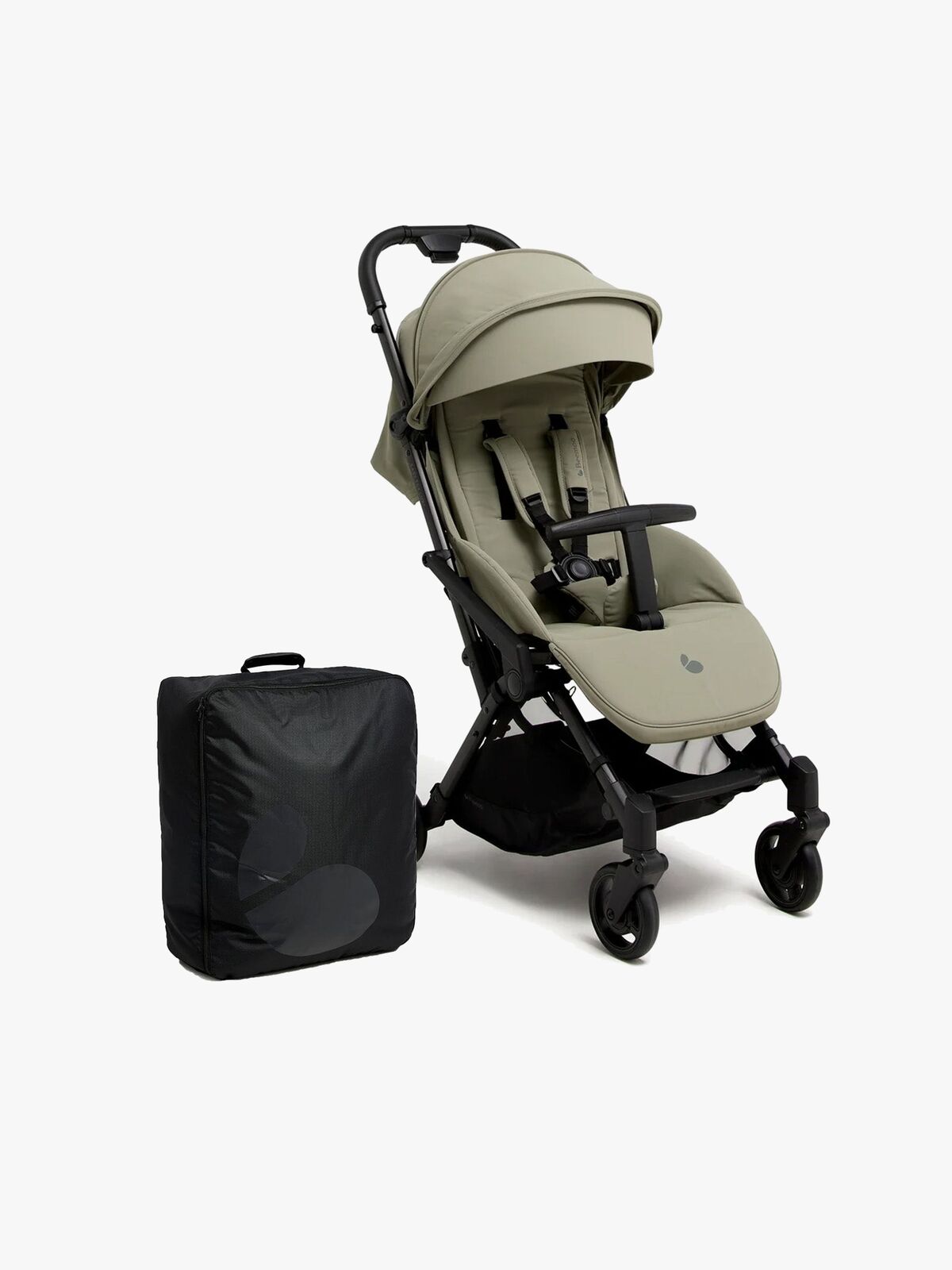 Beemoo Easy Fly Lux 4 Klapvogn inkl. Padded Transporttaske, Spring Green