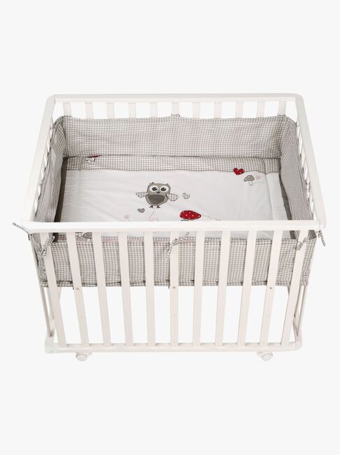 Roba Kravlegård med Hjul & Sengehest, Adam & Owl White