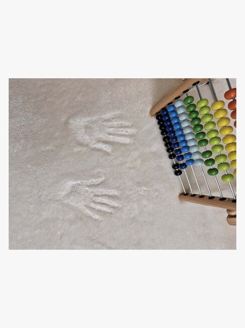 KM Carpets Cozy Gulvtæppe 110x160, White