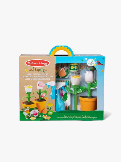 Melissa & Doug Let's Explore Havelegesæt med 2 Blomster