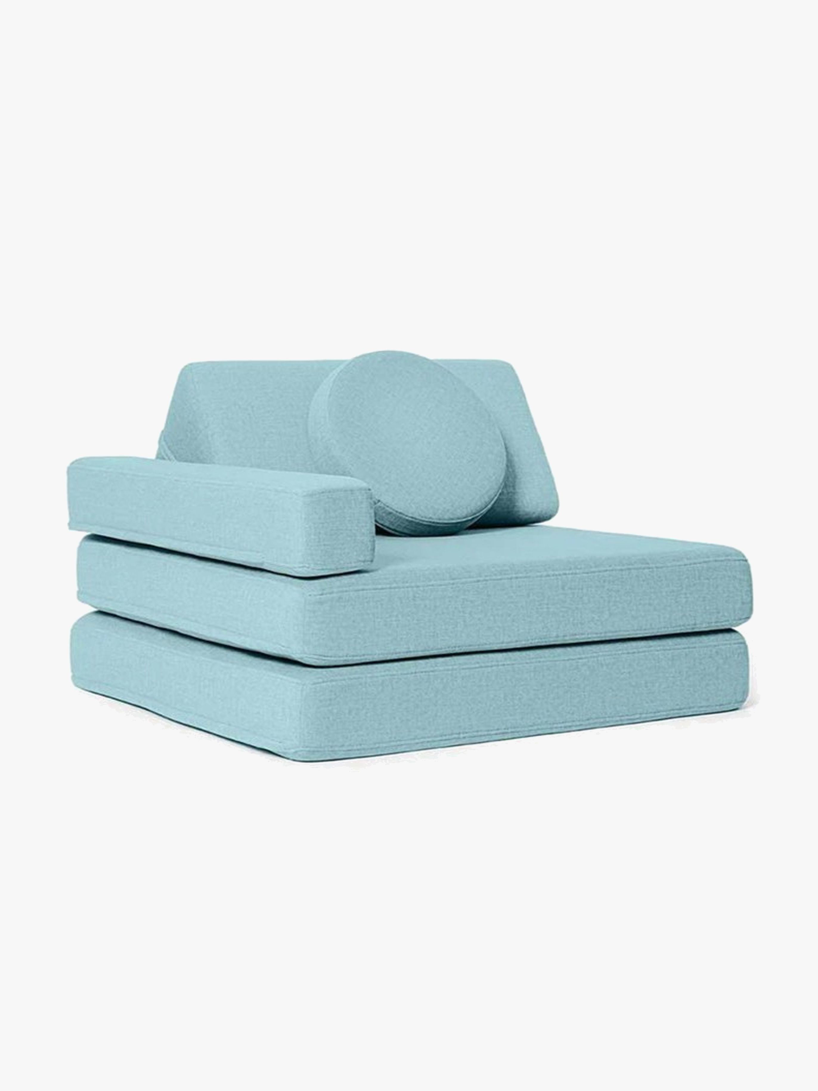 Shappy Play Bygbar Lænestol 80x80 cm, Sky Blue, Børnemøbler, Indretning børneværelse, Børnelænestol