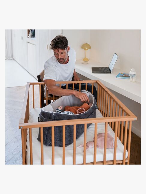 Doomoo Babynest/lift 3-i-1, Grå