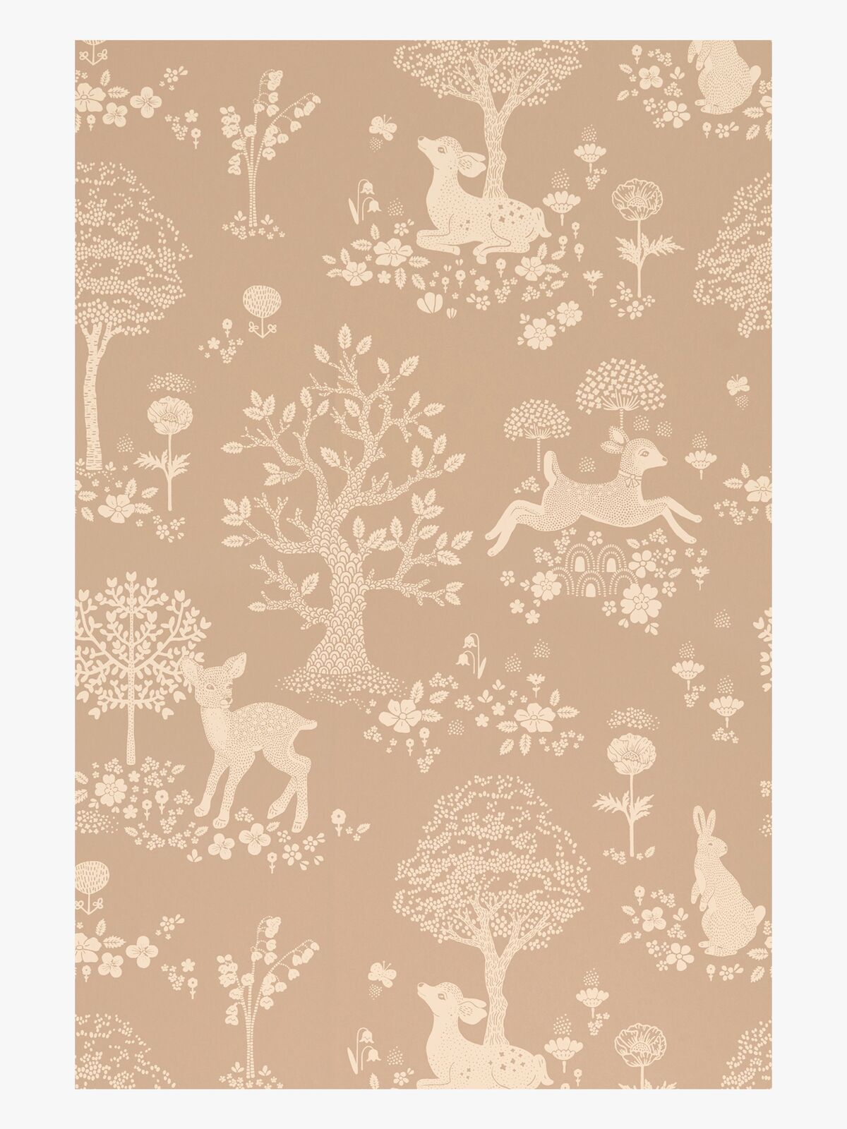 Majvillan Tapet Summer Fields, Soft Brown