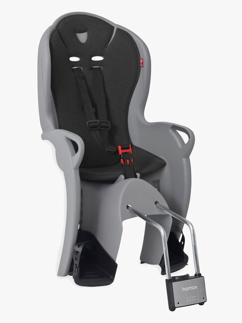 Hamax Kiss Cykelstol, Medium Grey/Black