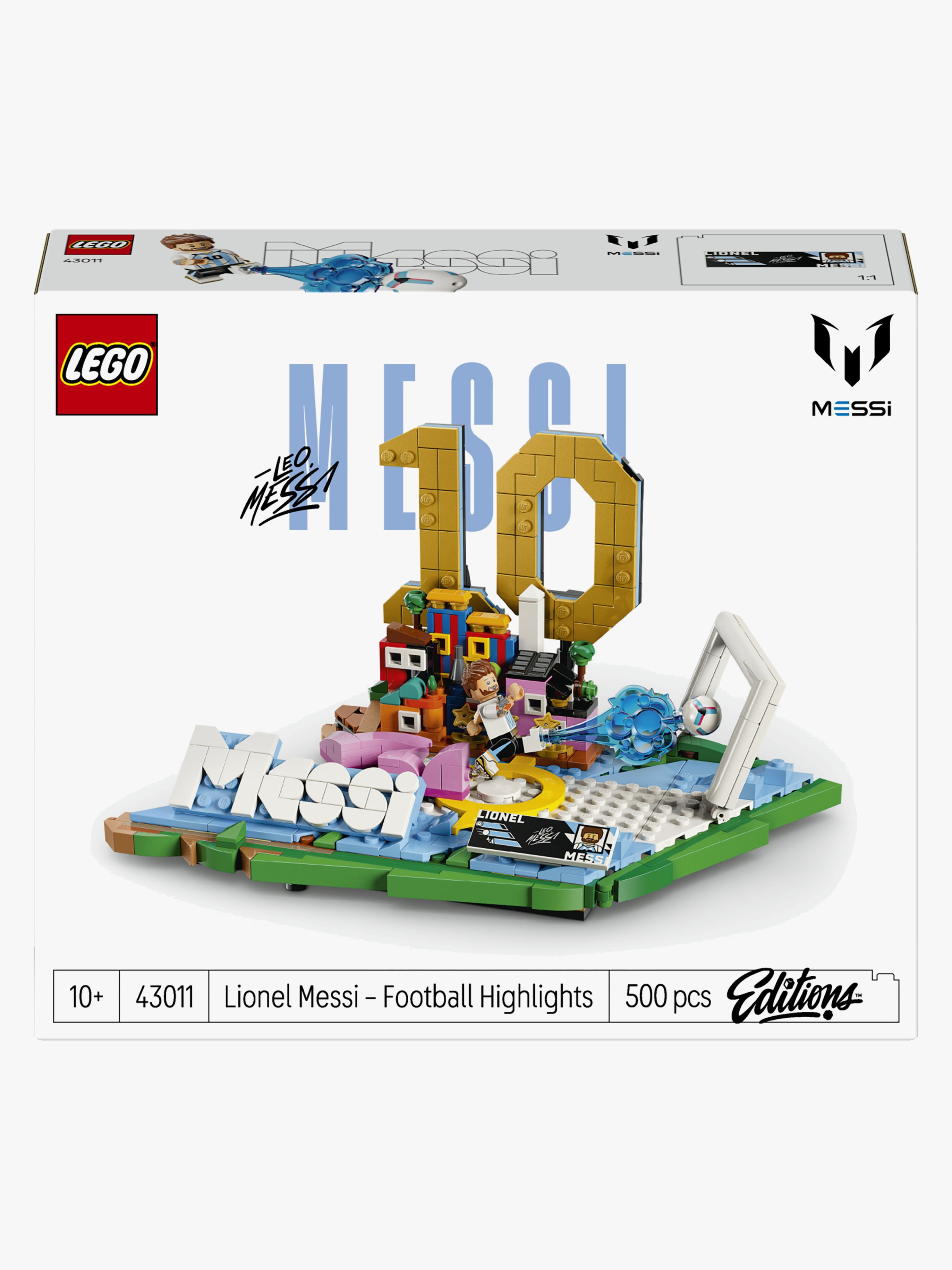 LEGO Editions Football 43011 Lionel Messi – fodboldhøjdepunkter