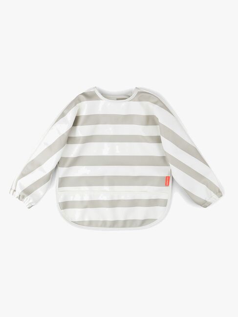 Done By Deer Langærmet Hagesmæk, Stripes Sand