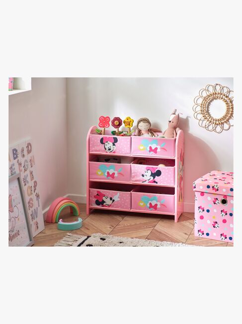 Disney Minnie Mouse Opbevaringsreol, Pink