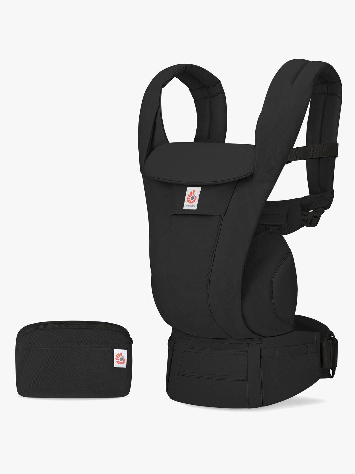 Ergobaby Omni Deluxe Bæresele Cotton, Onyx Black