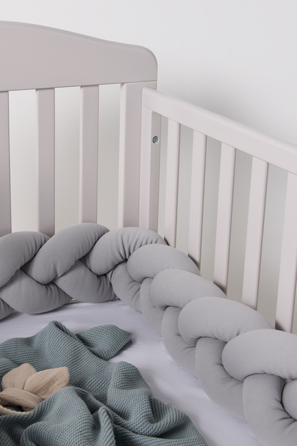 Alice & Fox ALEAH Flettet Sengerand 200cm, Light Grey