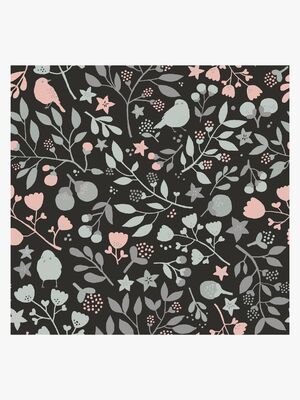 Lilou Lilou Tapet Birds Garden, Sort