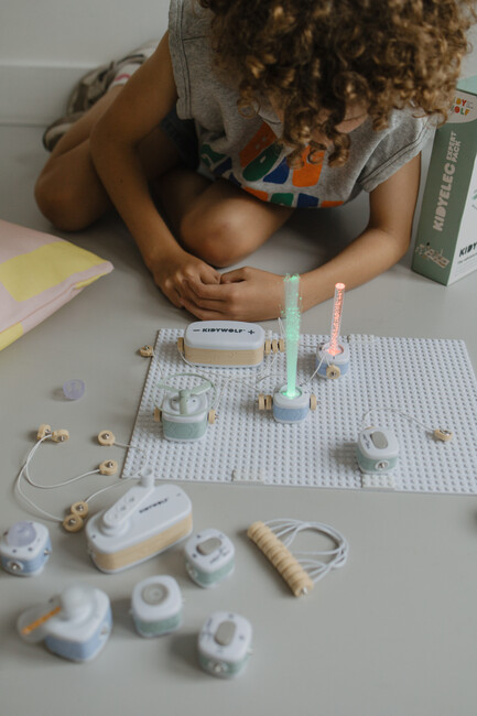 Kidywolf KIDYELEC Eksperiment Første Elektroniksæt Ekspert