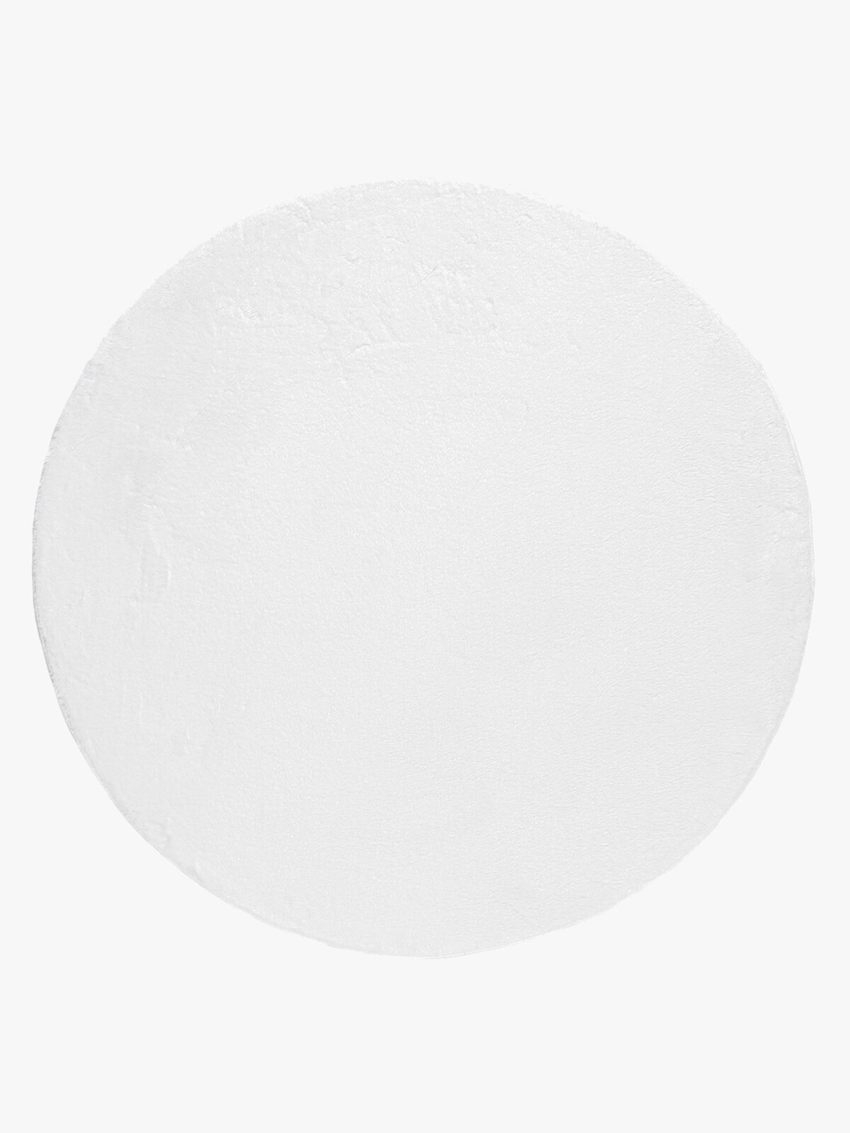 KMCarpets Dream Rund Gulvtæppe 160, Hvid