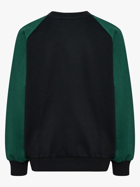 Hummel Oversized Crew Trøje, Dark Green