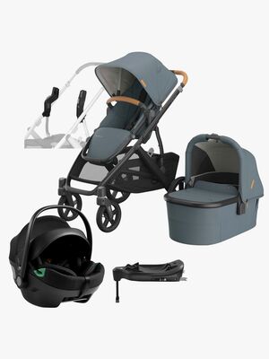 UPPAbaby Vista V3 Duovogn inkl. Axkid GOKID Autostol Baby & Base, Dillan